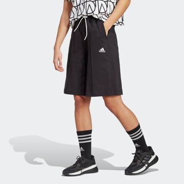 ADIDAS SPORTSWEAR Regular Sportbroek in Zwart: voorkant