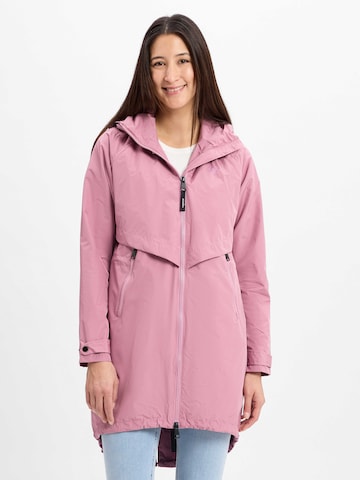 Ragwear Functionele mantel in Roze: voorkant