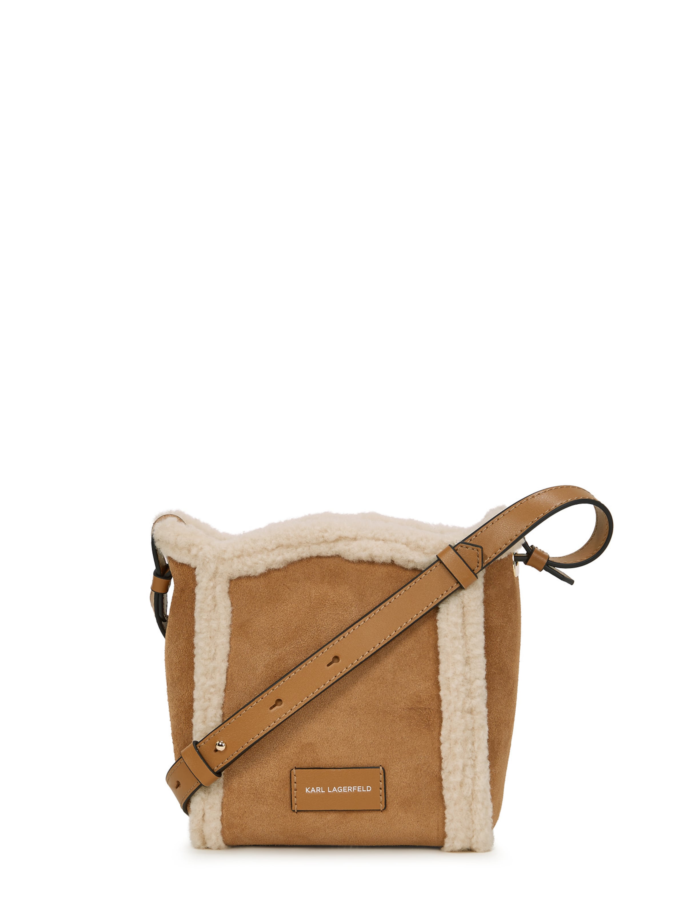 Geantă de umăr de la Karl Lagerfeld pe maro