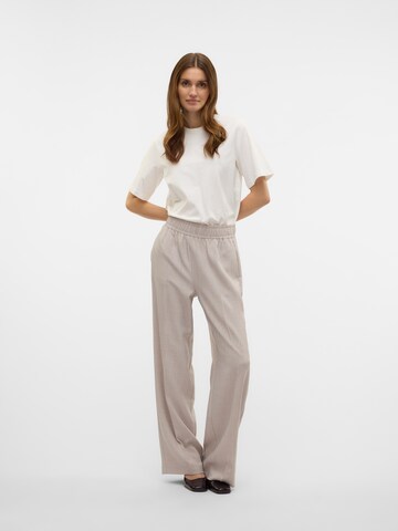 VERO MODA Loose fit Trousers 'VMCASSIDY' in Grey