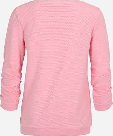 TOM TAILOR Sweatshirt i rosa