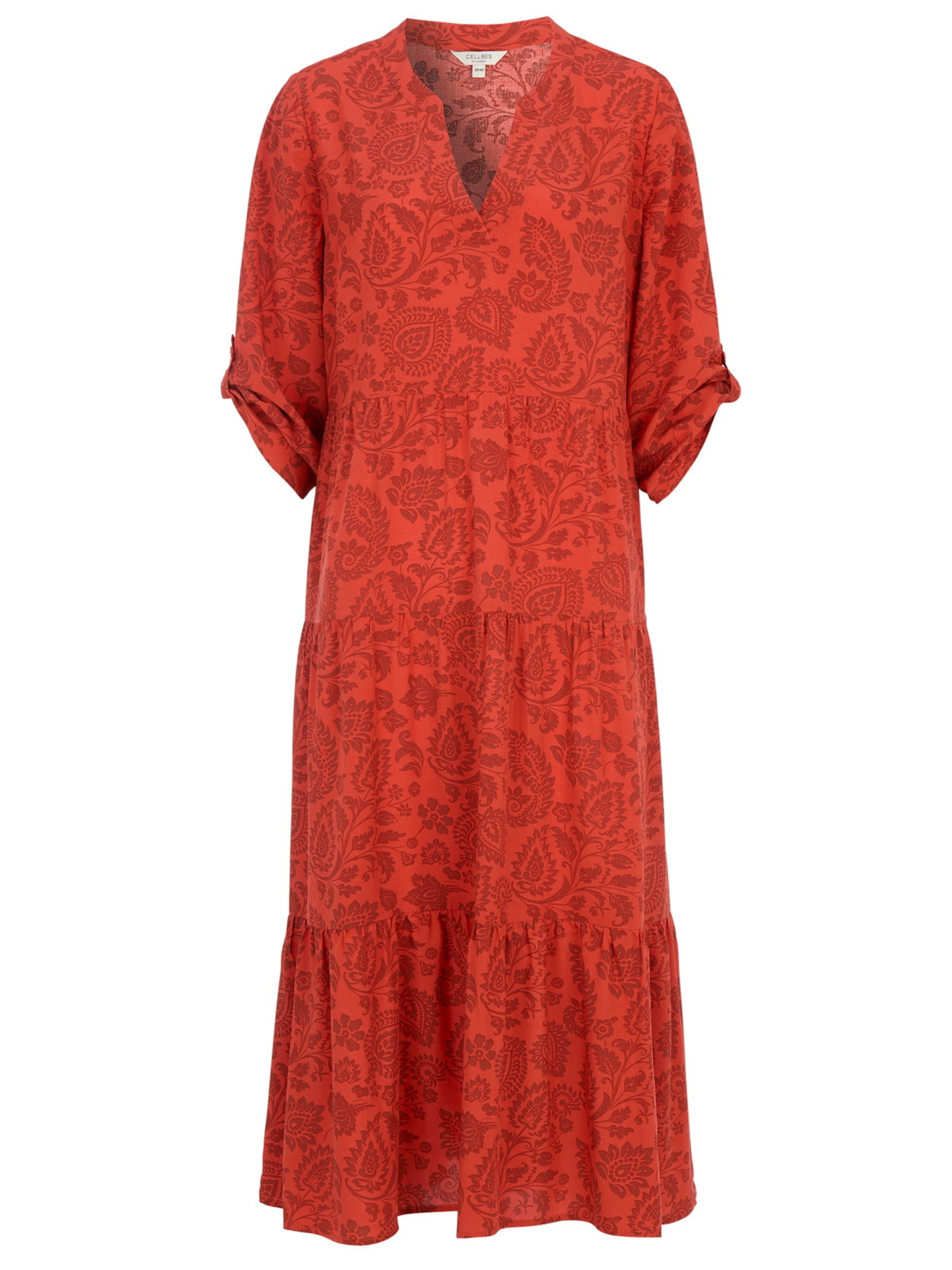 Cellbes of Sweden Jurk in Rood: voorkant