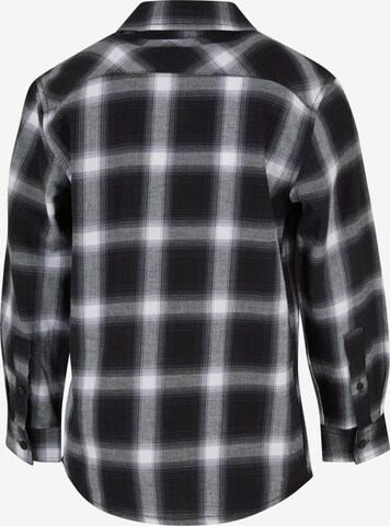 Urban Classics Regular fit Button Up Shirt in Black