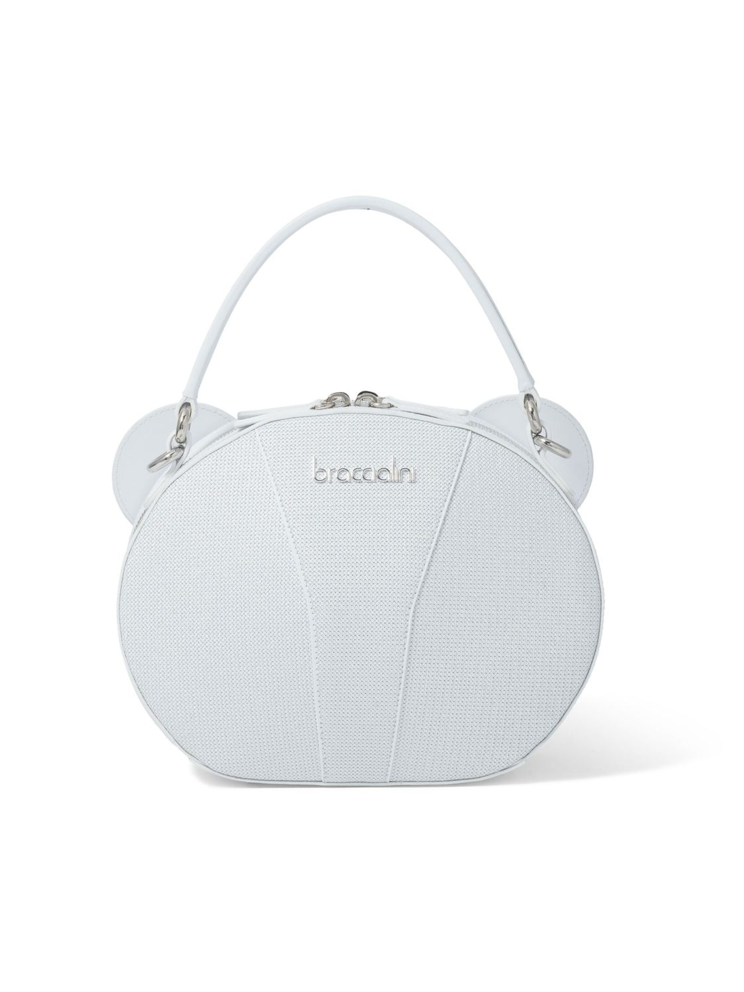 Braccialini - Bolso de mano 'Tema Orso' en blanco