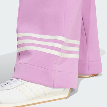 ADIDAS ORIGINALS Wide Leg Hose 'Adicolor Neuclassics' in Lila