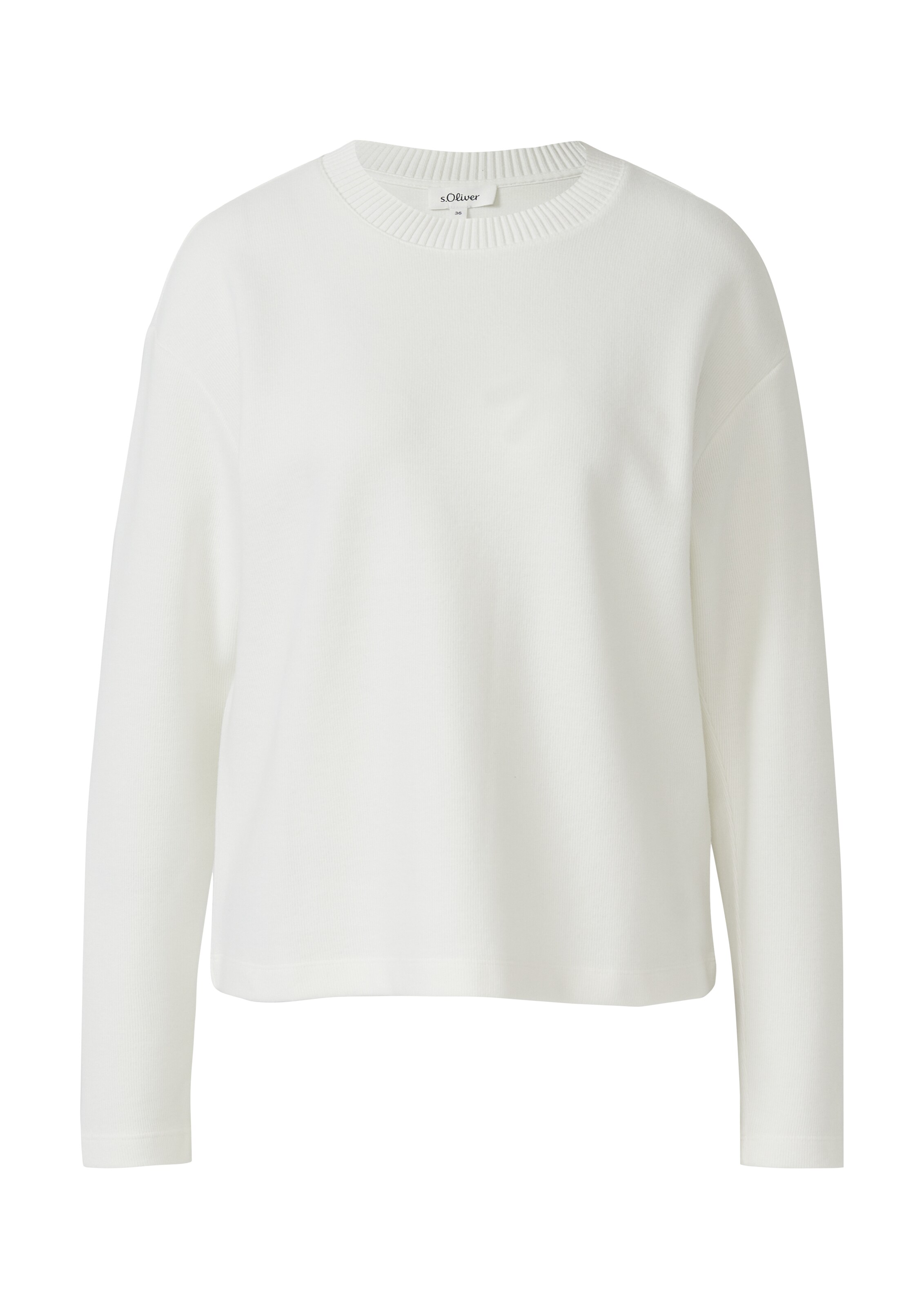 s.Oliver Sweatshirt in Beige: front