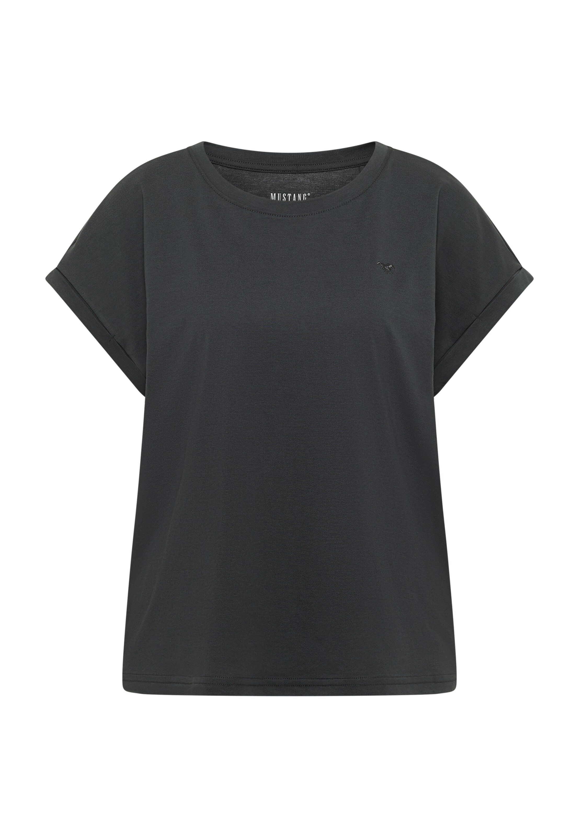 MUSTANG Shirt ' Lesley ' in Schwarz: Vorderseite