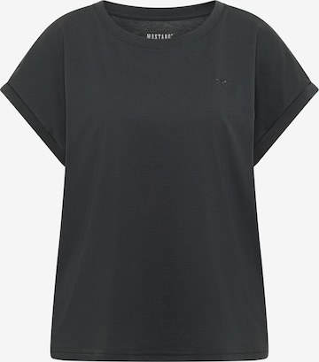 MUSTANG Shirt ' Lesley ' in Schwarz: Vorderseite