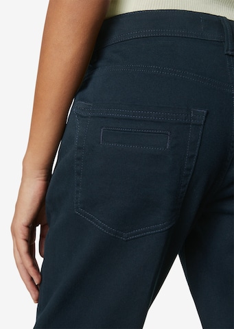 Marc O'Polo Tapered Broek 'Theda' in Blauw