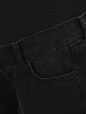 Vero Moda Maternity Szeroka nogawka Jeansy 'VMMTESS' w kolorze czarny