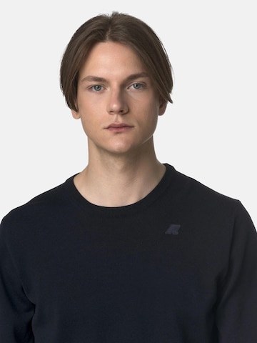 K-Way Pullover 'K-WAY SEBASTIEN MERINO PULLOVER Maglieria'‌‌‌‌‌‌‌‌‌ in Blau
