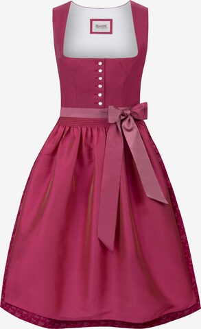 STOCKERPOINT Dirndl 'Viano' in Roze: voorkant