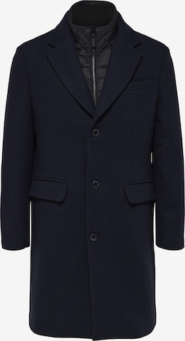 Manteau mi-saison 'Joseph' SELECTED HOMME en bleu : devant