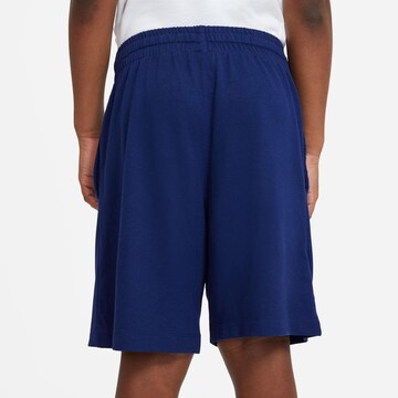 Nike Sportswear Regular Trousers in Blue