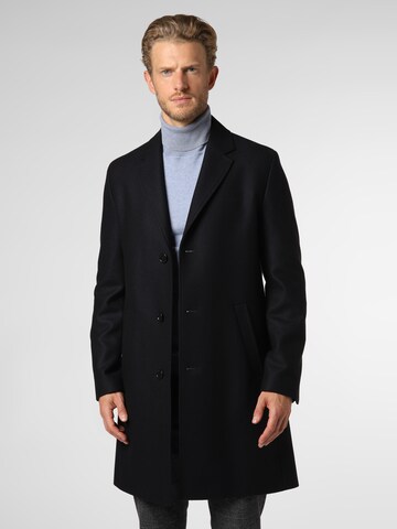 HUGO Red Between-Seasons Coat ' Malte2241 ' in Black: front