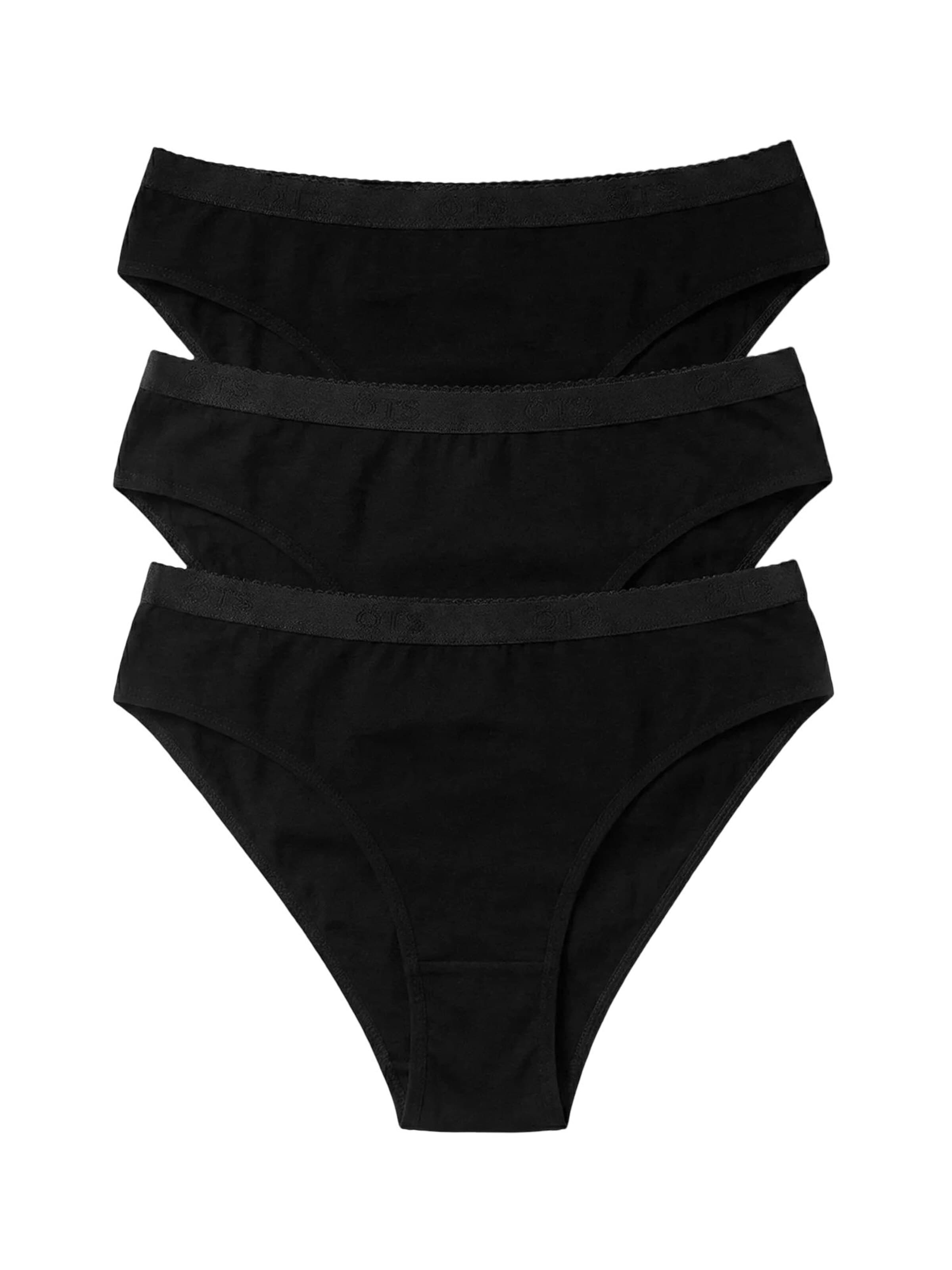 ÖTS - Hipster 'Höschen' em preto: frente