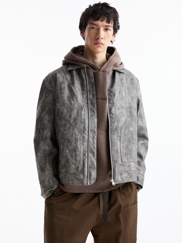 Pull&Bear Between-Season Jacket in Grey: front