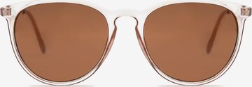 Lunettes de soleil ECO Shades en marron : devant