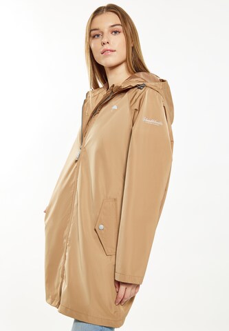 Manteau fonctionnel Schmuddelwedda en beige : devant