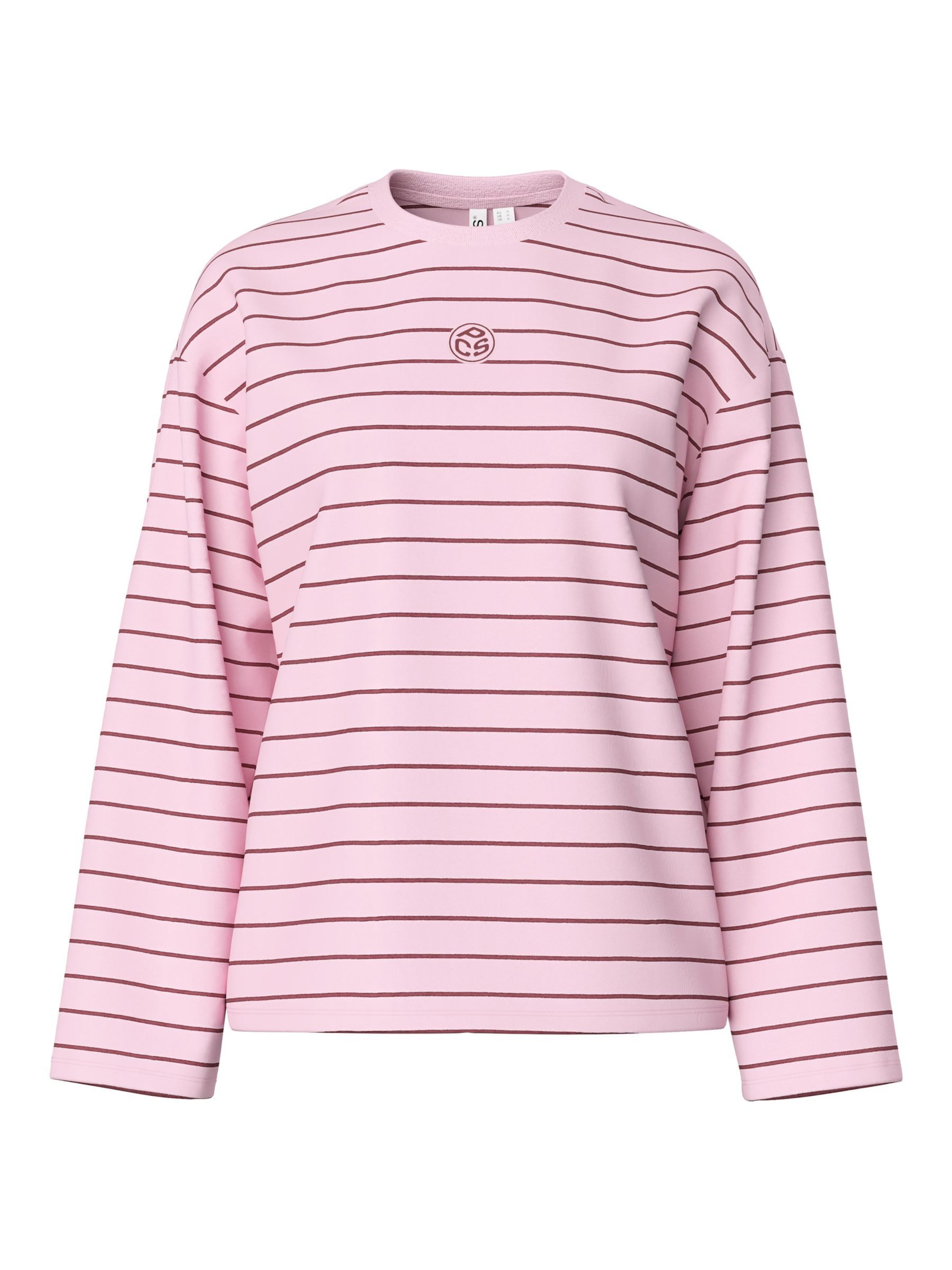 PIECES Shirts 'PCSADIE BARREL' i pink: forside