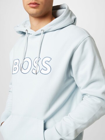 BOSS Orange Sweatshirt 'Welogox' in Blau