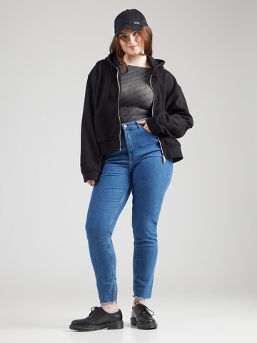 ONLY Carmakoma Skinny Jeans 'CARHush' in Blue