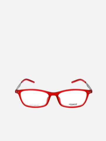 Occhiali da sole 'Polaroid PLD D403/F Red ruthenium 52/16/140 WOMAN Eyewear Frame' di Polaroid in rosso: frontale