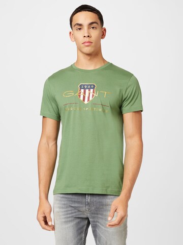 GANT T-Shirt in Grün: predná strana