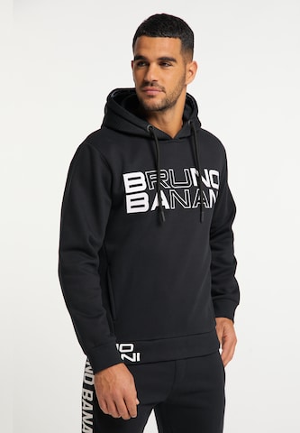 BRUNO BANANI Sweatshirt 'Brooks' in Black: front