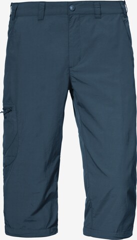 Schöffel Regular Outdoor Pants in Blue: front