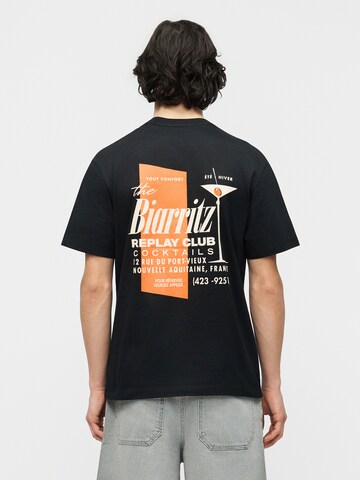 REPLAY Shirt in Black: front