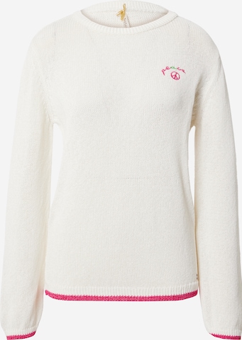 Key Largo Sweater 'JOPLIN' in White: front