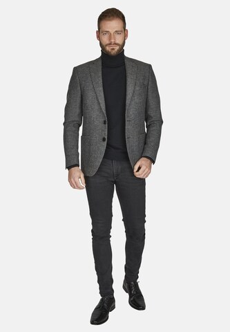 Coupe slim Veste de costume Steffen Klein en gris