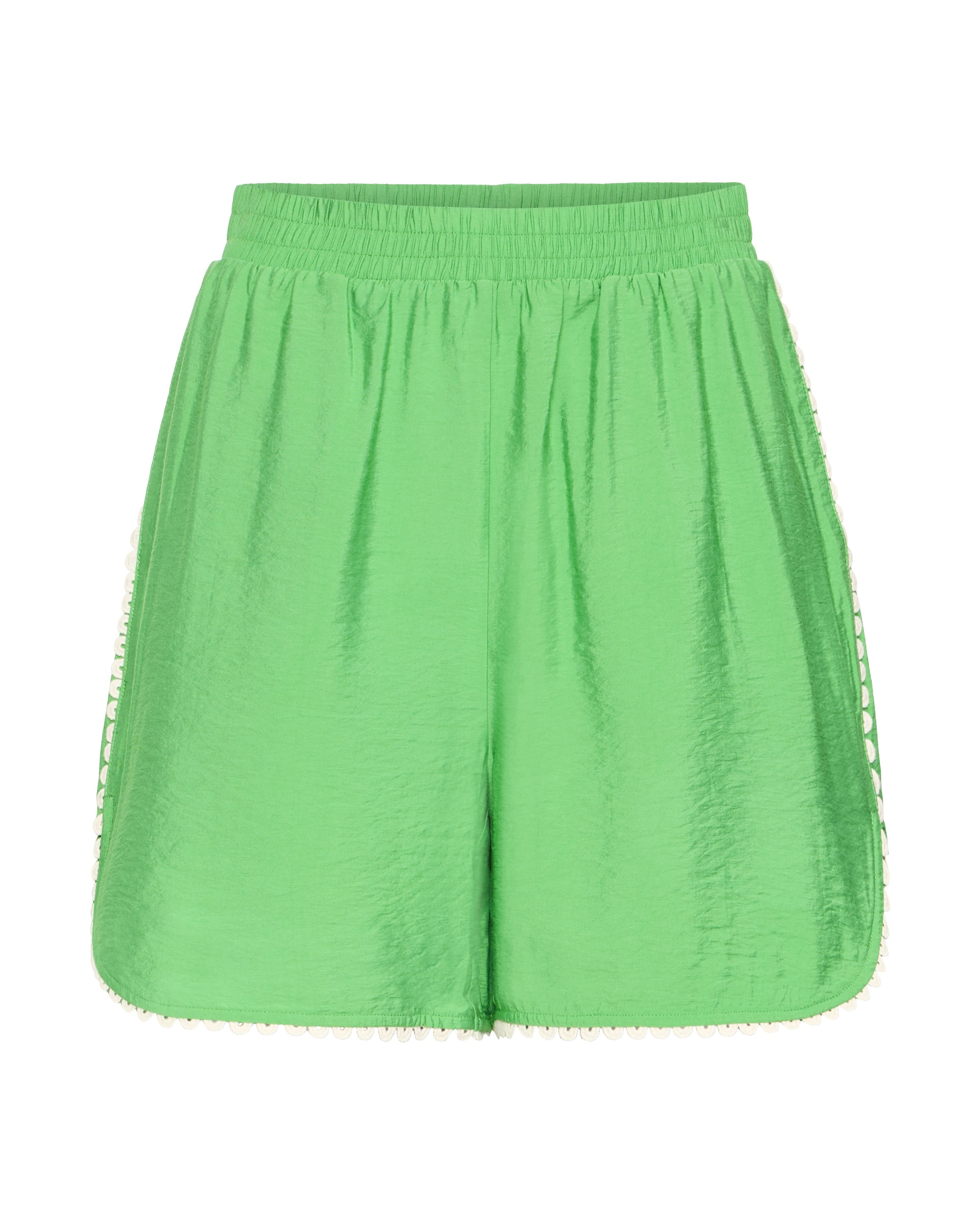 ICHI - Loosefit Calças 'IHLeni' em verde: frente