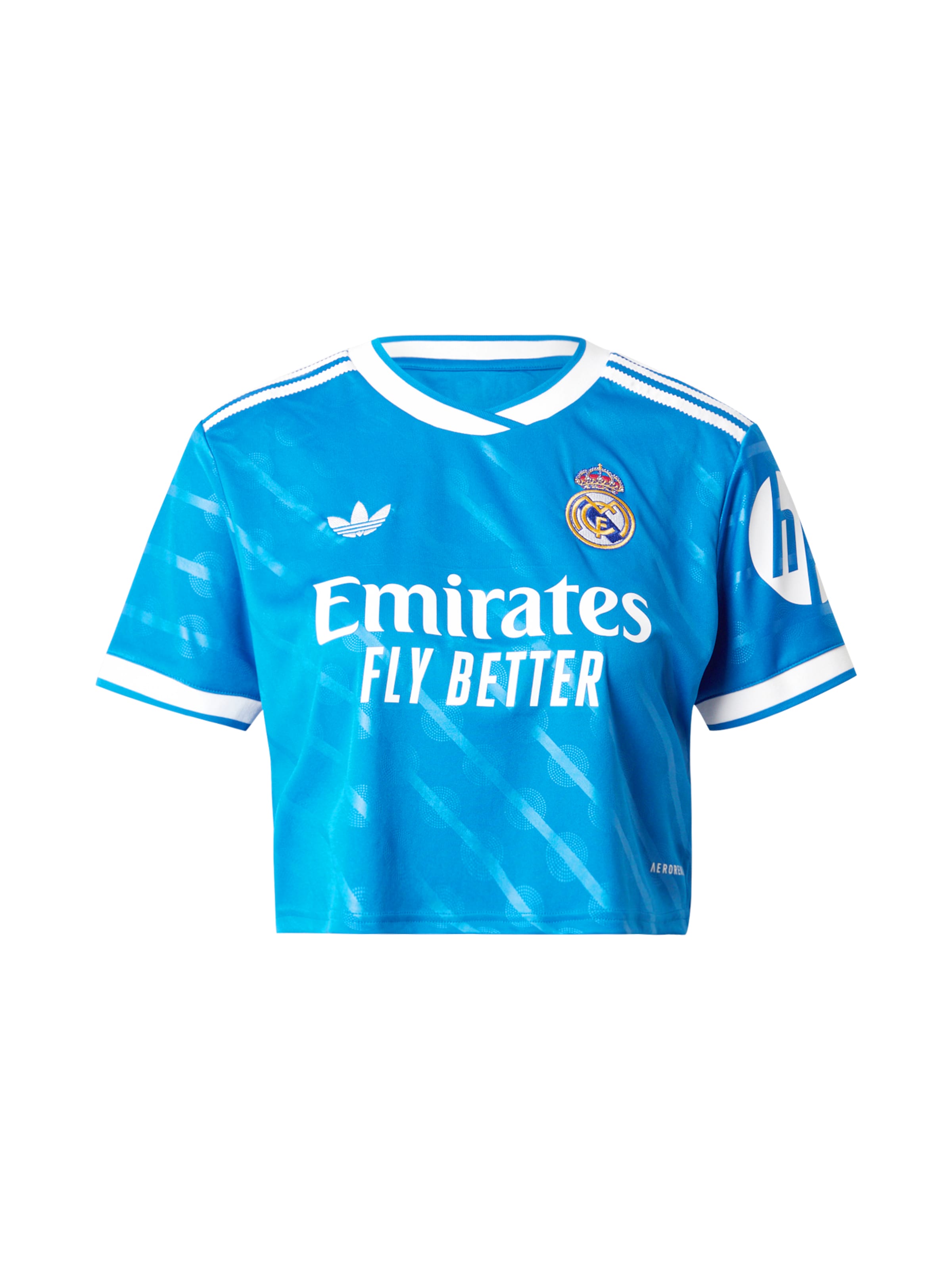 ADIDAS PERFORMANCE Funktionstopp 'REAL 3' i blå: framsida