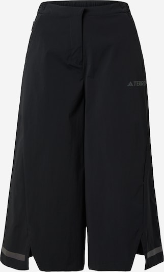 ADIDAS TERREX Pantalon outdoor 'Campyx 3/4' en gris / noir, Vue avec produit