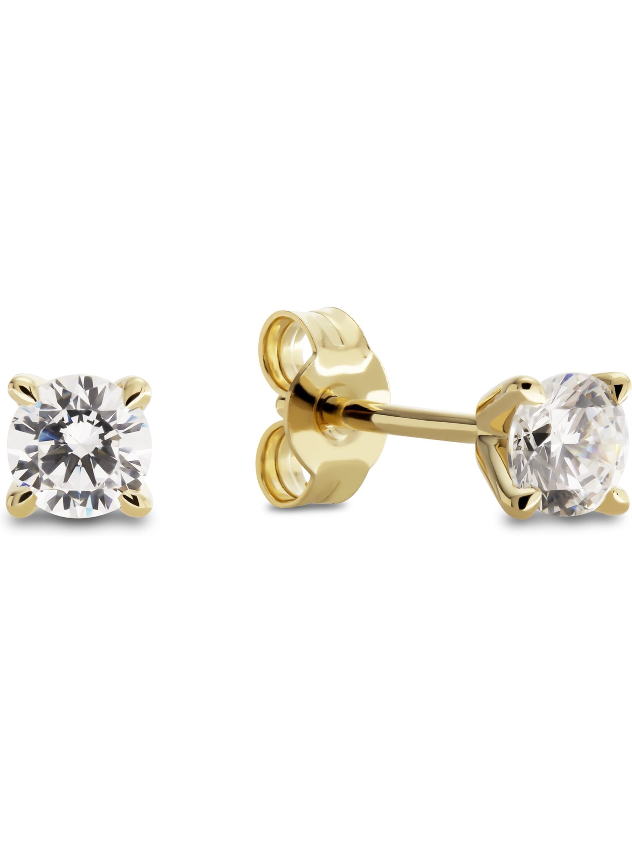 CHRIST Earrings ' ' in Gold: front