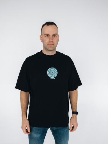 Maglietta 'VIKING' di RADADA in nero: frontale