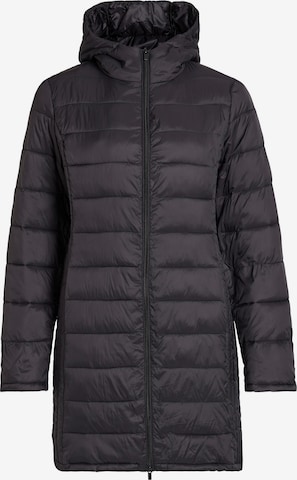 VILA Between-Seasons Coat 'Sibiria' in Black: front