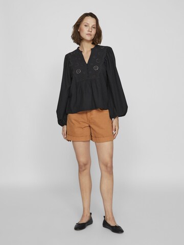 VILA Blouse in Zwart