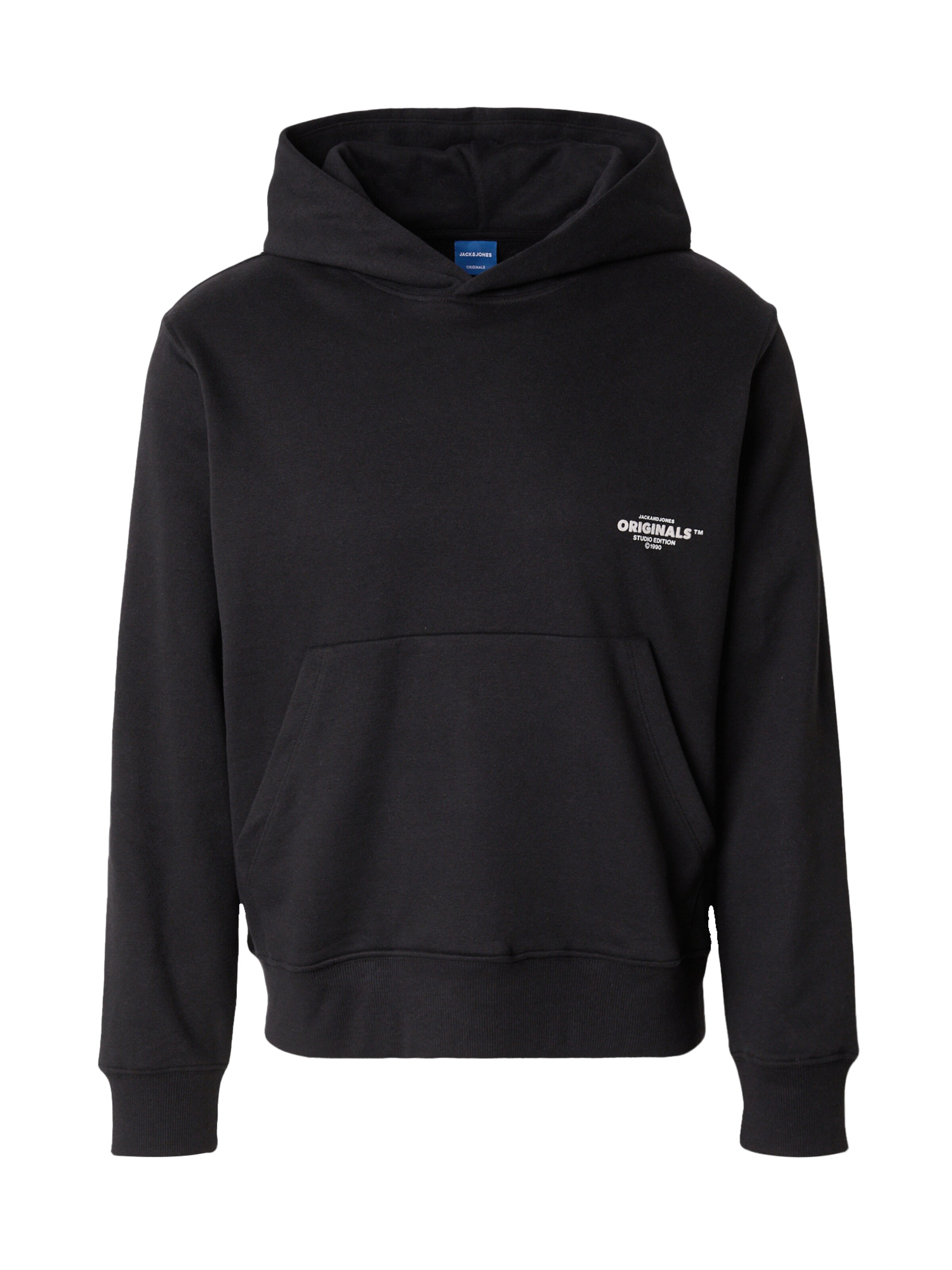JACK & JONES Sweatshirt 'JORVermont' in Black: front