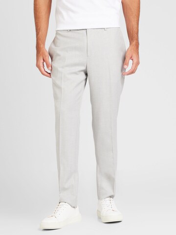 TOPMAN regular Bukser med fals i grå: forside