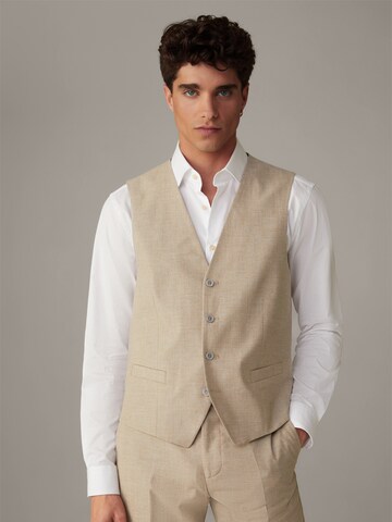 STRELLSON Suit Vest 'Gyl' in Beige: front