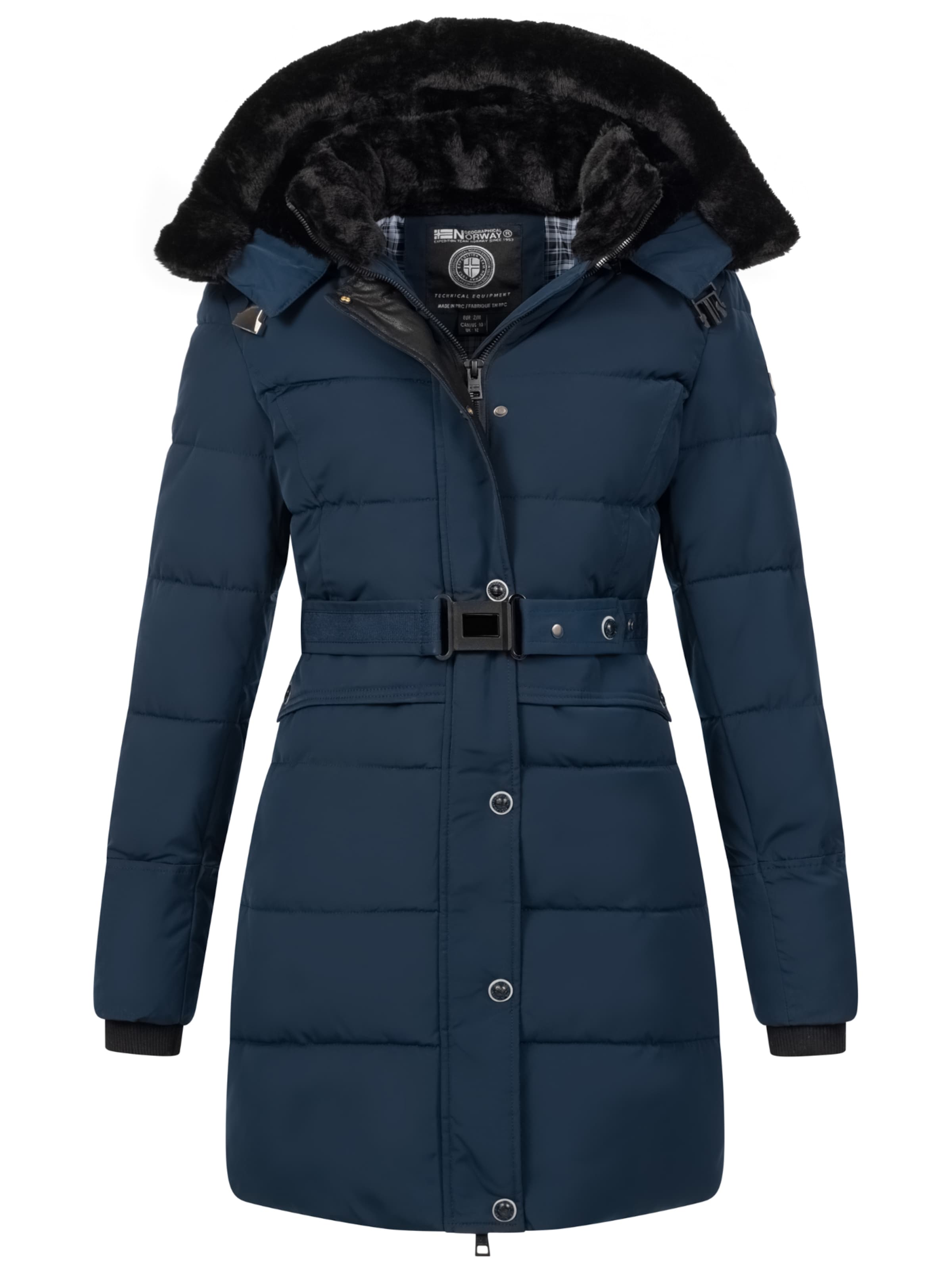 GEOGRAPHICAL NORWAY Winter Jacket in Blue: front