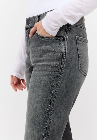 Slimfit Jeans 'Darleen Sparkle' di Angels in grigio: lato