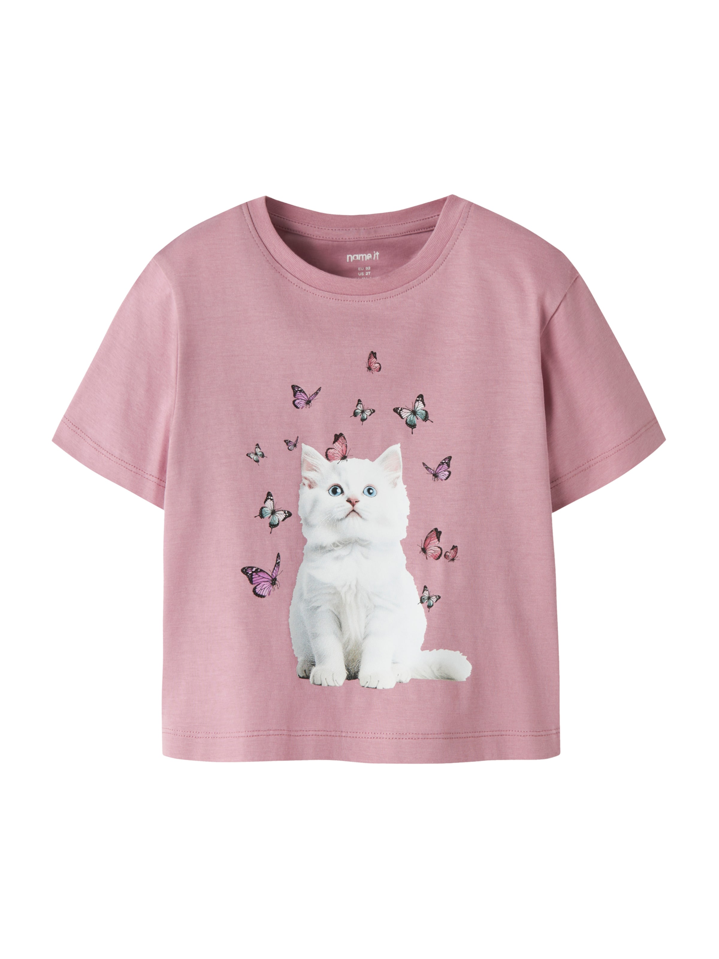 NAME IT Shirt 'NMFVOTEA' in Purple: front
