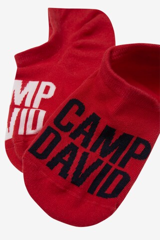 CAMP DAVID Ankle Socks in Red