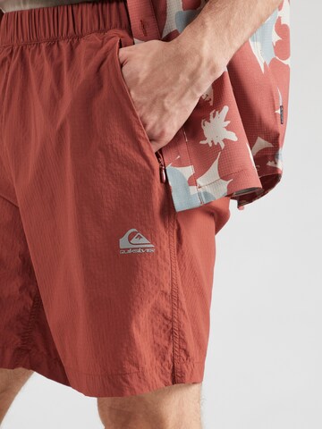 QUIKSILVER Обычный Штаны в спортивном стиле 'VOLLEY' в Коричневый