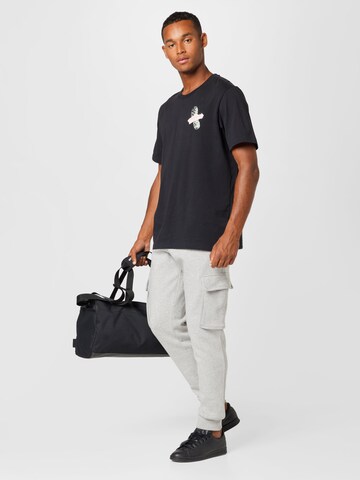 Effilé Pantalon cargo 'Adicolor Essentials Trefoil ' ADIDAS ORIGINALS en gris