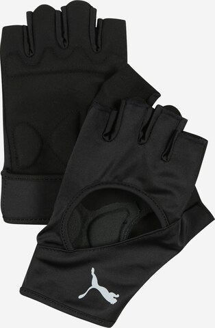 Gants de sport PUMA en noir : devant